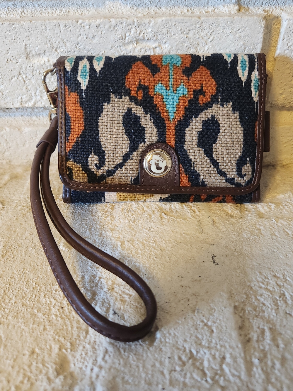 Spartina 449 Wallet in Multicolor Ikat Print